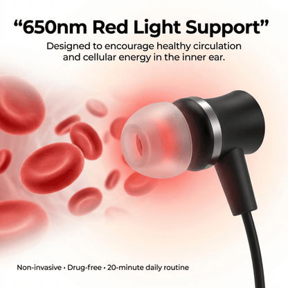 Red Light Therapy Earbuds